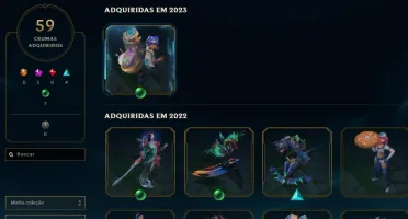conta do league of legends