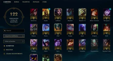 Conta Gold 5 (ouro 5) com skins.