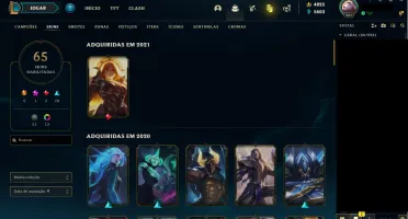 Challenger season passada, 4825RP, 5 emote chall, 2GM, 4Diam