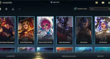 Conta ouro com 45 skins