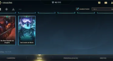 Conta ouro com 45 skins