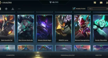 Conta ouro com 45 skins