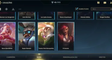 Conta ouro com 45 skins