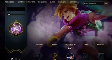CONTA UNRANKED - LVL 30
