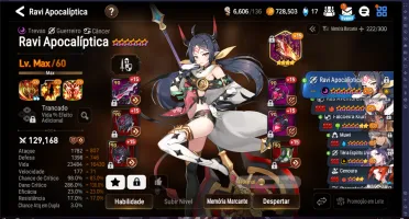 Conta Epic Seven com 6 ML 5* e Full Collab AESPA
