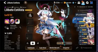 Conta Epic Seven com 6 ML 5* e Full Collab AESPA