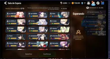 Conta Epic Seven com 6 ML 5* e Full Collab AESPA