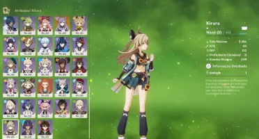 Conta Genshin Impact | Ar60 Zibai, Skirk,Mavuika, Raiden, ++