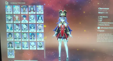 Conta Genshin Impact | Ar60 Zibai, Skirk,Mavuika, Arlecchino