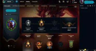 CONTA GOLD 4 - 91 CAMPEÕES E 38 SKINS