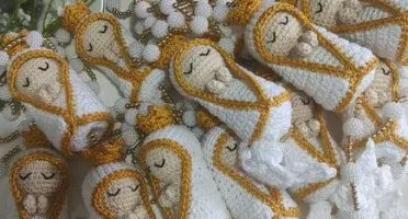 Terço de Crochê - Lembrancinha