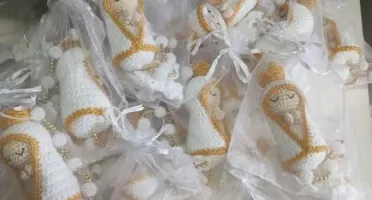 Terço de Crochê - Lembrancinha