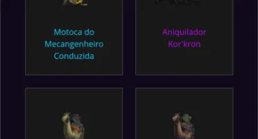 World of Warcraft- 8 level 100, 4 level 20 e 1 level 32