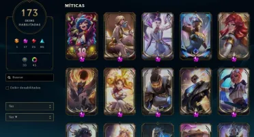 Venda Conta LoL com Skins Raras Prestígio