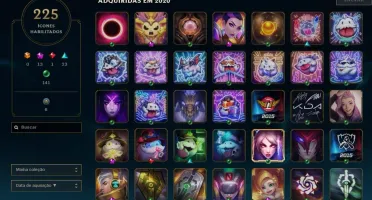 Venda Conta LoL com Skins Raras Prestígio