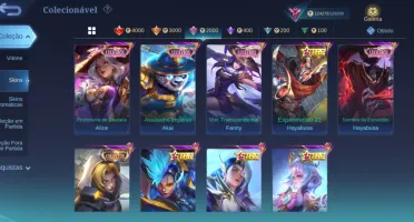 Conta Mobile Legends - Level 116 - 414 Skins