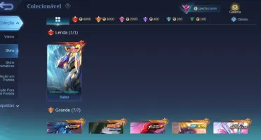 Conta Mobile Legends - Level 116 - 414 Skins