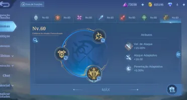 Conta Mobile Legends - Level 116 - 414 Skins