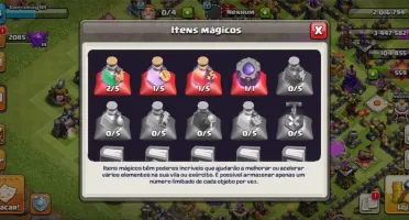 Conta Clash of clans CV 12,CC7