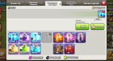 Conta Clash of clans CV 12,CC7