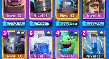 Conta de clash royale nível 13