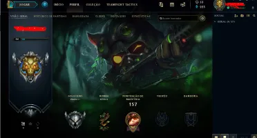 Conta lol Prata 3 -17 Skins e 40 campeões !