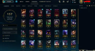 Conta lol Prata 3 -17 Skins e 40 campeões !