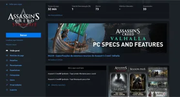 Jogos na Ubisoft Connect