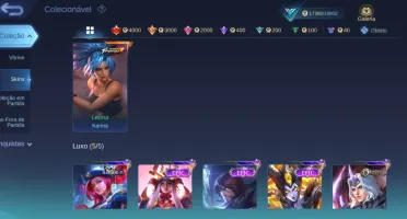Conta de mobile legends super boa