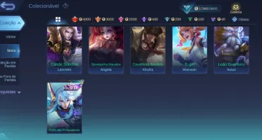 Conta de mobile legends super boa