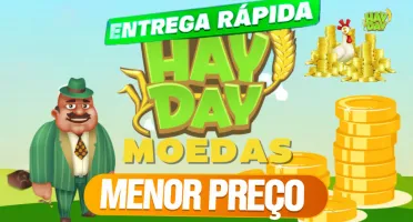 Hay Day Moedas - 24 Horas On - Entrega Rápida MENOR PREÇO!