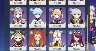 AR 57 NA com 18 personagens/armas 5 estrelas