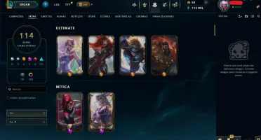 Conta Lol Full Champ | 114 Skins | Nvl 511 | Diamante 1