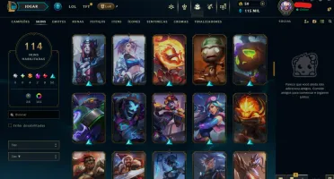 Conta Lol Full Champ | 114 Skins | Nvl 511 | Diamante 1