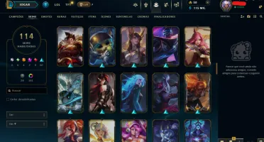 Conta Lol Full Champ | 114 Skins | Nvl 511 | Diamante 1