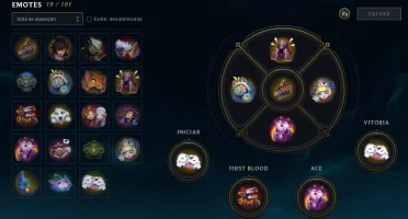 CONTA LOL PARA RUSH ELO