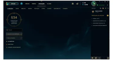 Conta Platina 1/194 Skins/ Todos os campeões