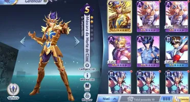 Contas Saint Seiya Awkening com rank S