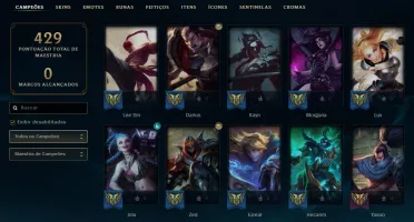 CONTA DE LOL NV 230,GOLD 3,59 SKINS,4 CROMAS MUITOS CHAMPS!!