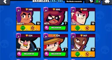 Vendo conta do brawl stars