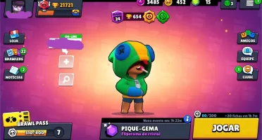 Vendo conta do brawl stars