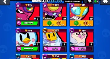 Vendo conta do brawl stars
