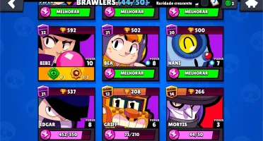 Vendo conta do brawl stars
