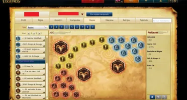 Conta League of legends platina 3 all champs