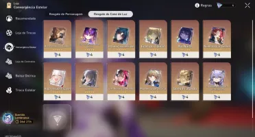 HONKAI STAR RAIL End Game Serv. Europeu Rank 70 - 25 5*