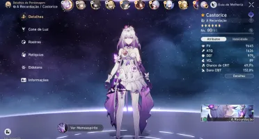 HONKAI STAR RAIL End Game Serv. Europeu Rank 70 - 25 5*