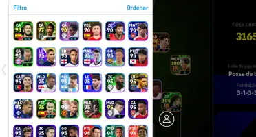 Conta efootball com Ney/Suarez do Trio msn + Messi 2015 106