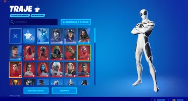 CONTA FORTNITE CAP 1 SEASON 8 COM SALVE O MUNDO