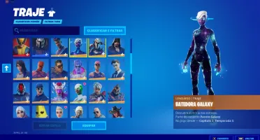 CONTA FORTNITE CAP 1 SEASON 8 COM SALVE O MUNDO