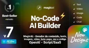 MagicAI - Plataforma de IA para Conteúdos (Script - SaaS)
